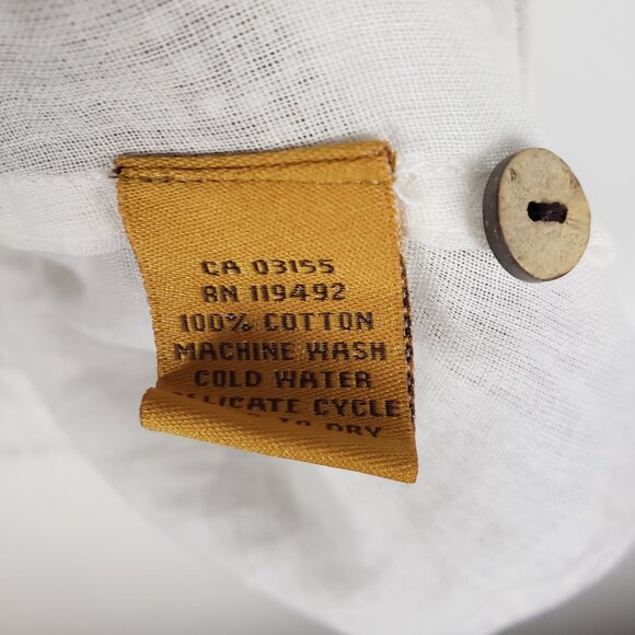 April Cornell Layered Midi Skirt Brown Gingham Side Tie Womens Size Small - Picture 6 of 7